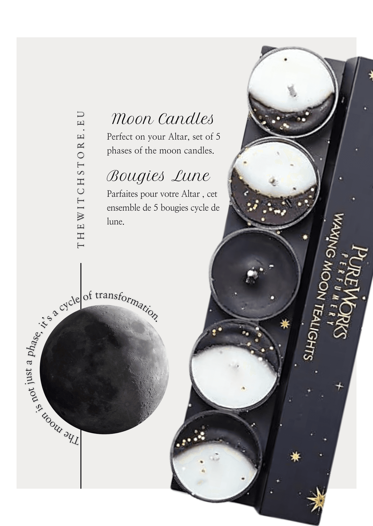 Bougies Lune / Moon Candles - Image 2