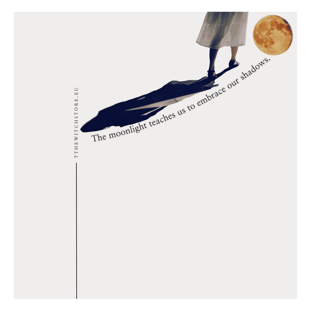 The moonlight teaches us to embrace our shadows.