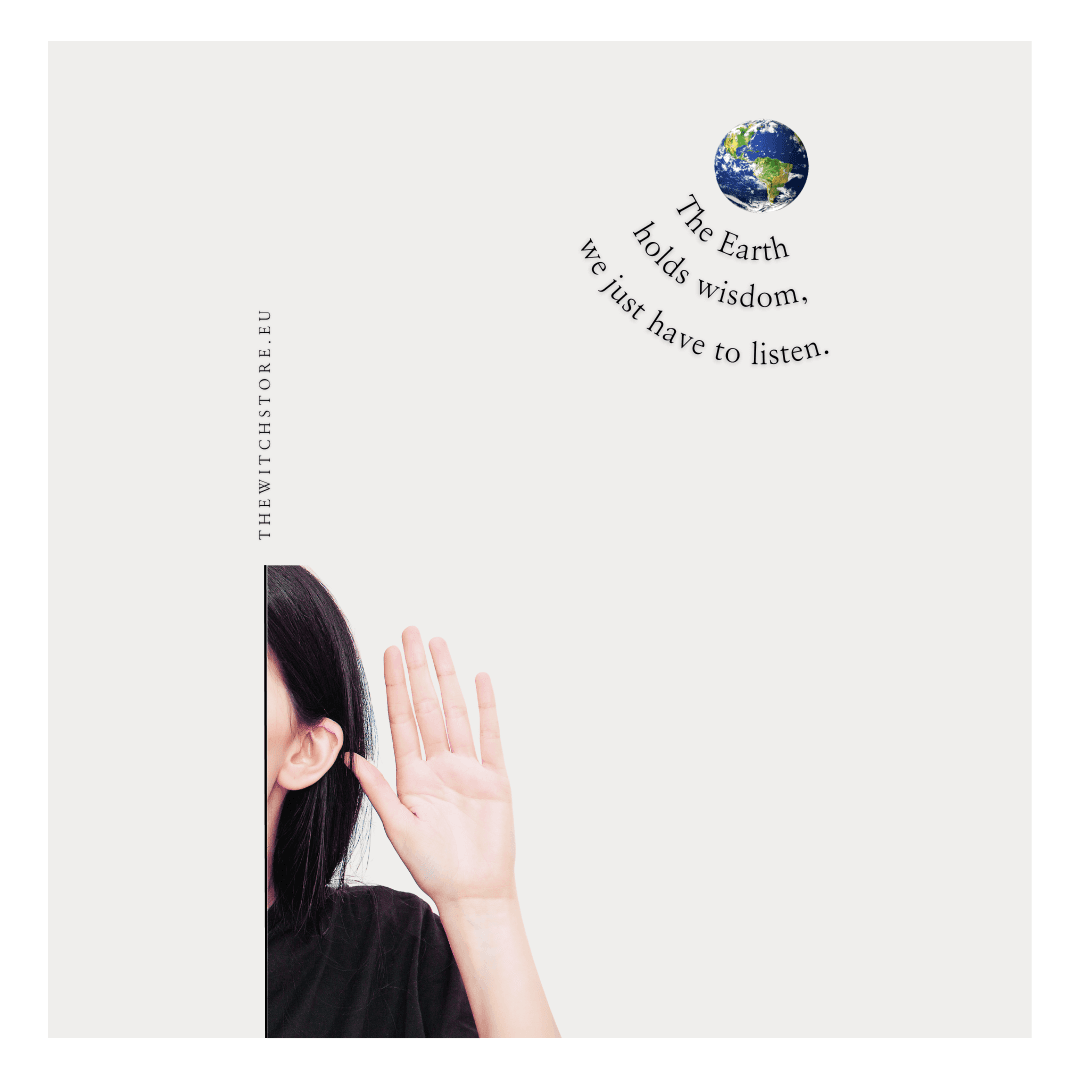 The Earth holds wisdom, we just have to listen.