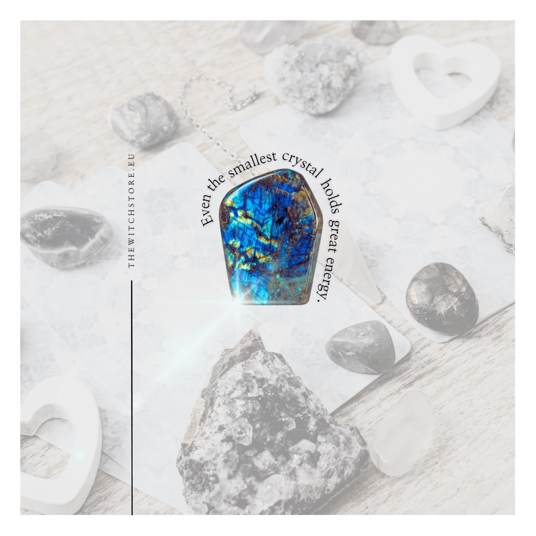 Even the smallest crystal holds great energy.