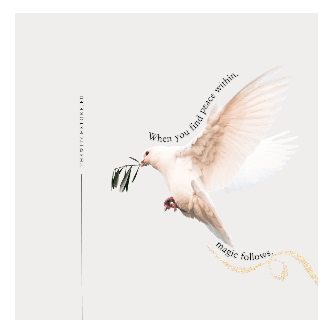 When you find peace within, magic follows.