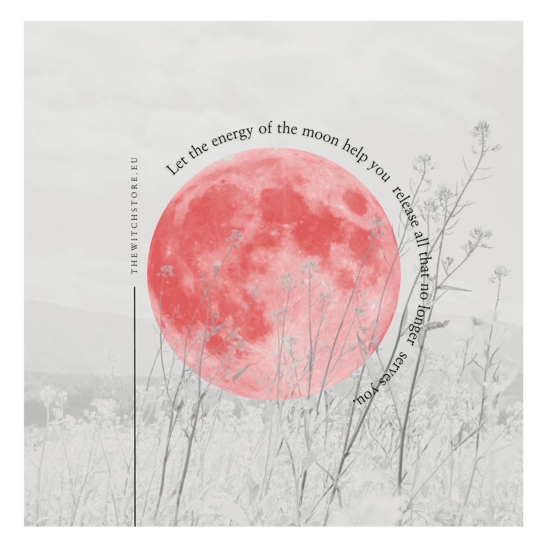 Let the energy of the moon help you release all that no longer serves you.