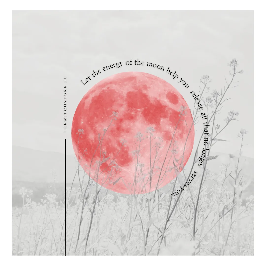 Let the energy of the moon help you release all that no longer serves you.