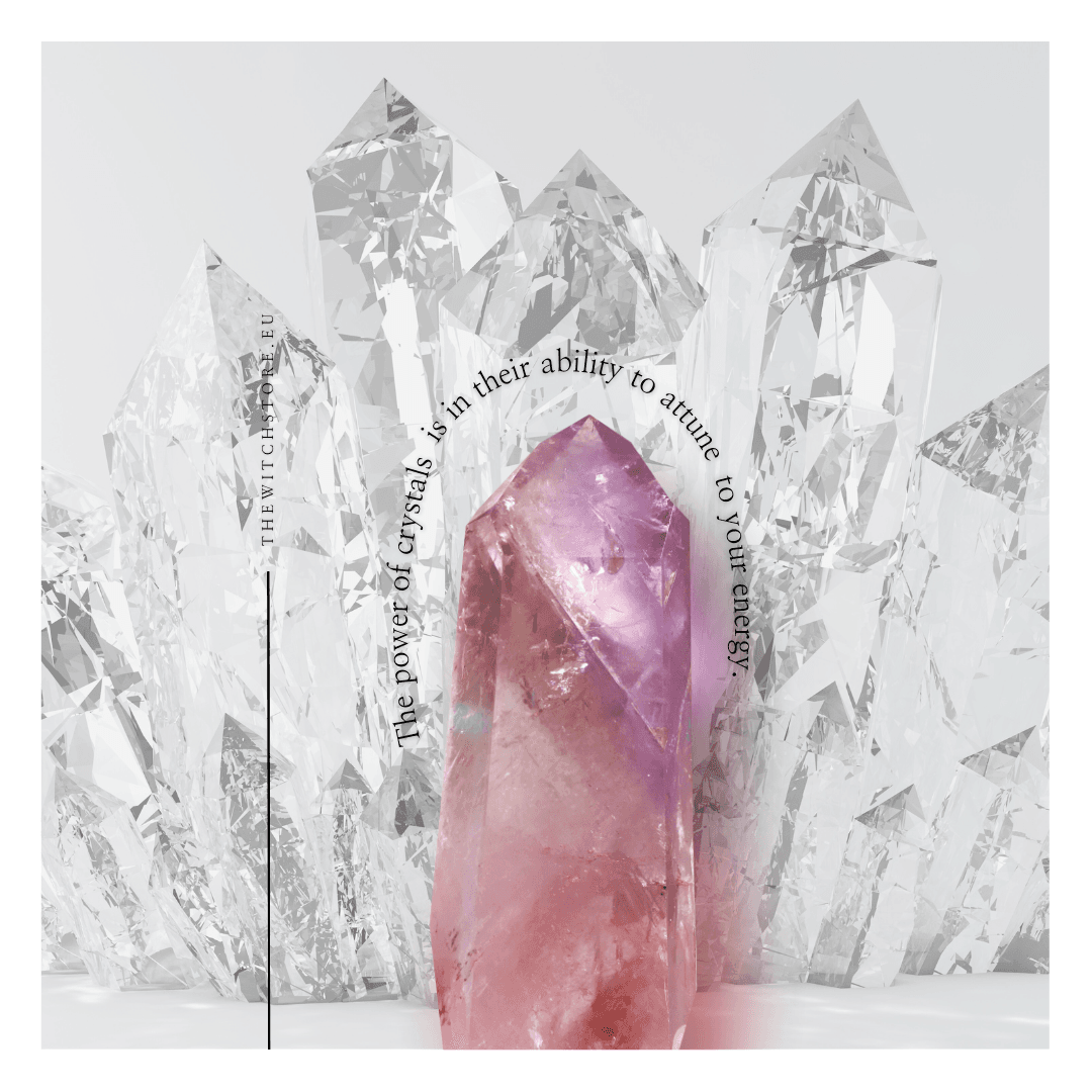 The power of crystals is in their ability to attune to your energy.