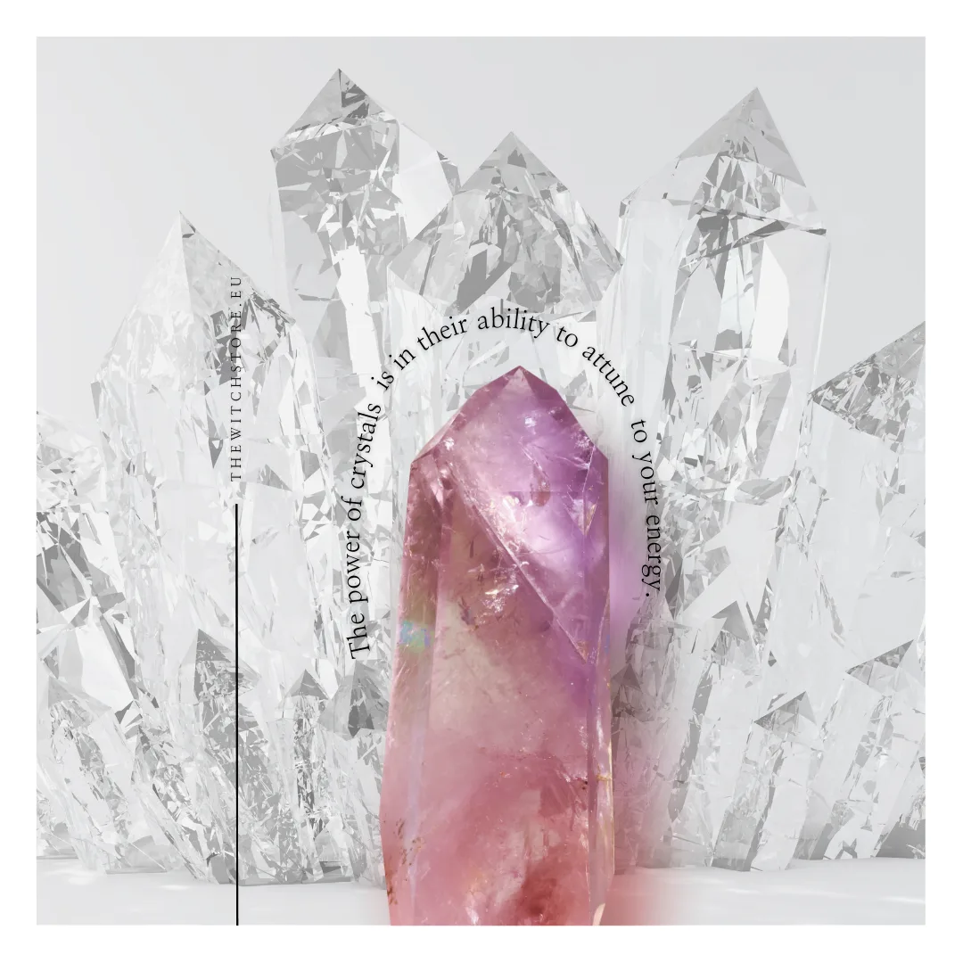 The power of crystals is in their ability to attune to your energy.